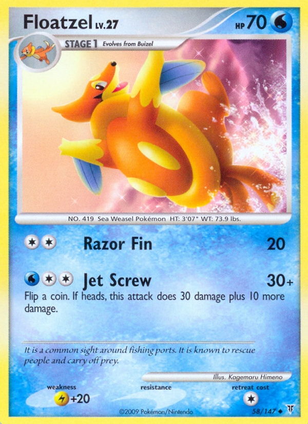Supreme Victors Floatzel #58/147